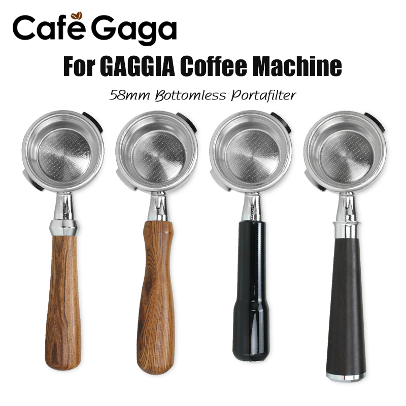 Naked Portafilter Bottomless - 58MM Koffie Bodemloze Filterhouder voor GAGGIA