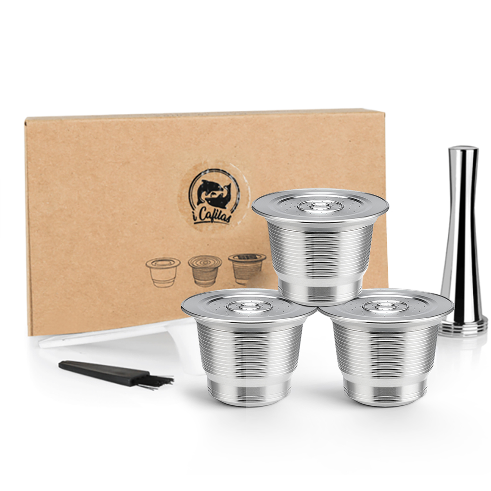 Hero Coffee Equipment - Nespresso Herbruikbare Koffiecapsule Rvs Hervulbare Filters