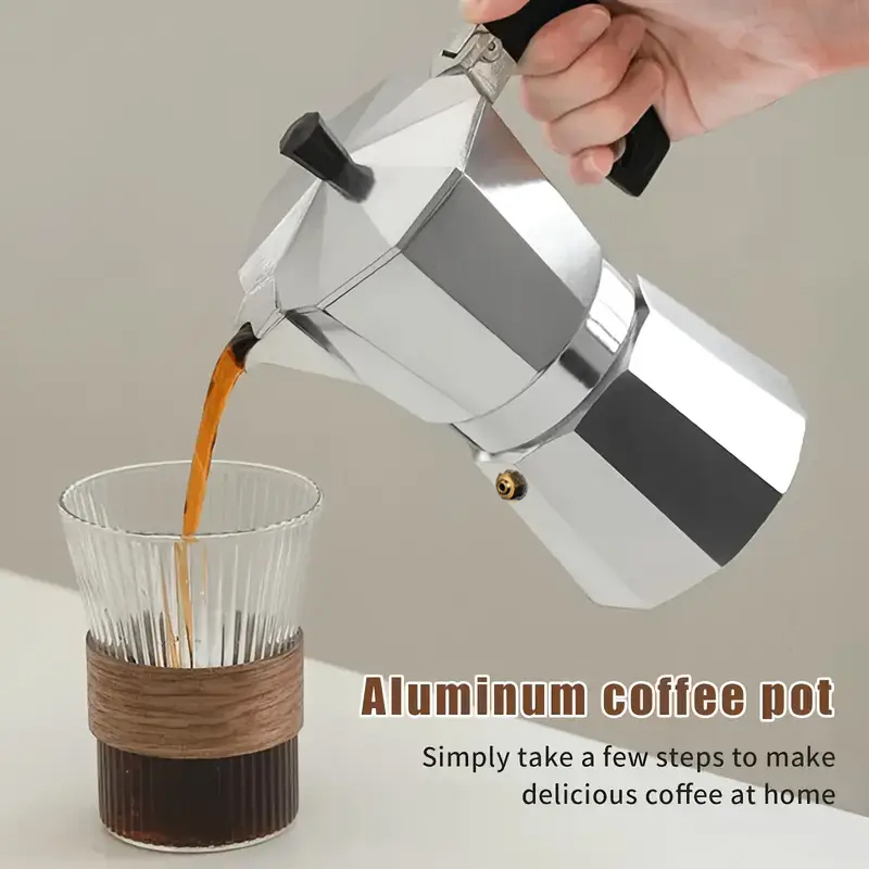 Hero Coffee Equipment - Klassieke aluminium moka pot 50-300ML huishoudelijke