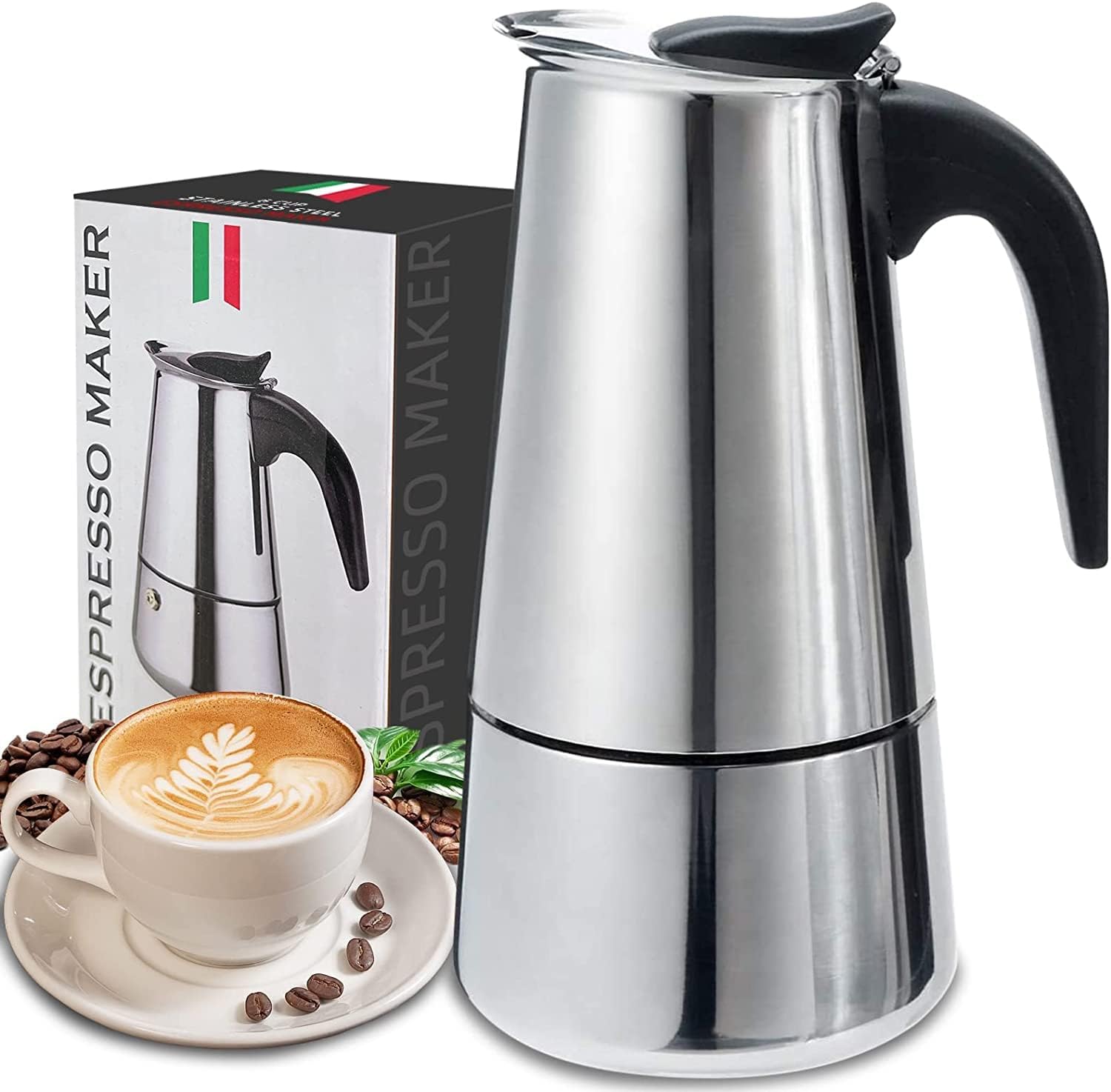 Coffee Equipment Tools - 4/6/9 Cups Moka Pot Caffe Machine