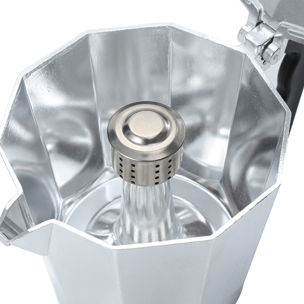 Hero Coffee Equipment - Koffiezetapparaat voor de keuken, aluminium moka