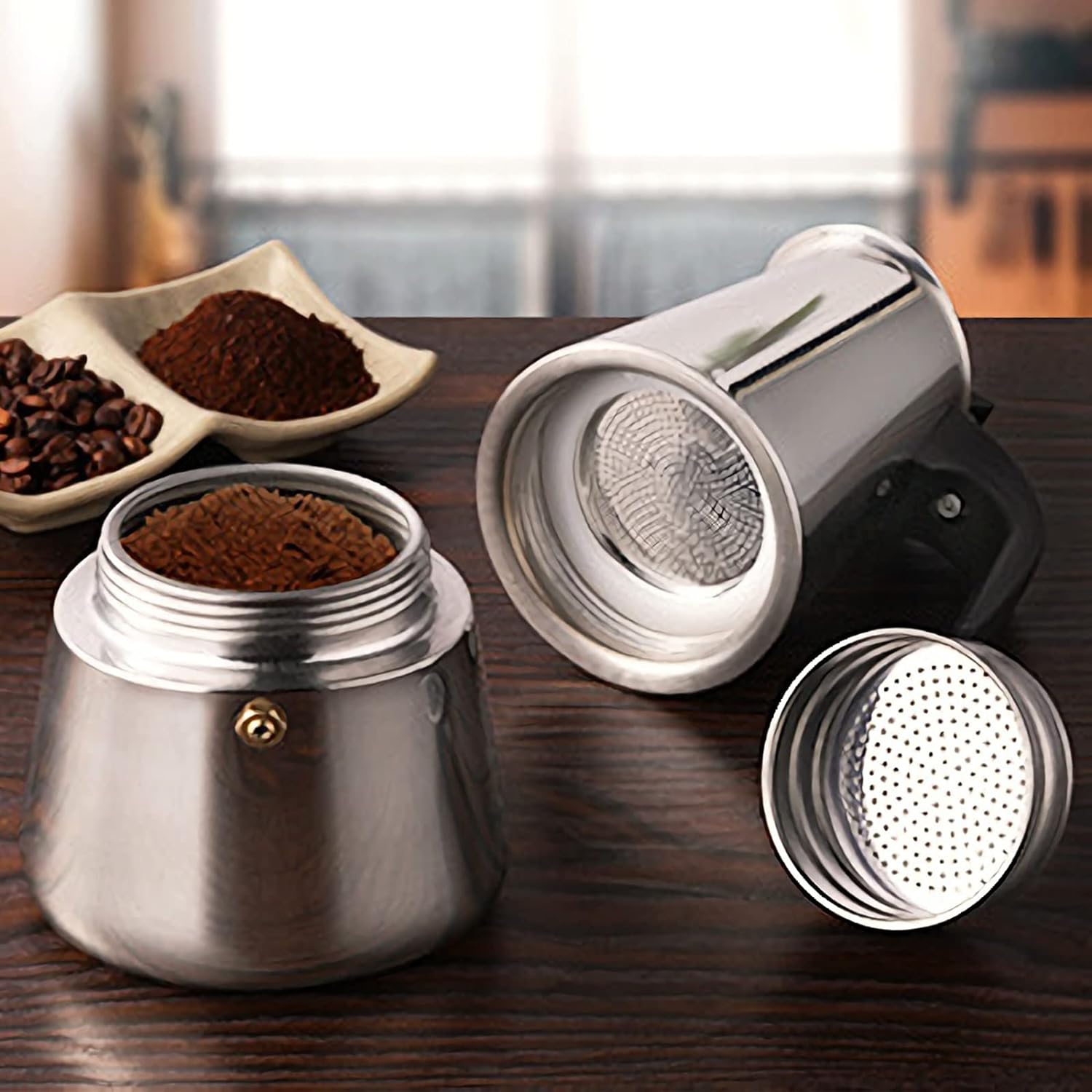 4/6/9 Cups Moka Pot Caffe Mach - Coffee Equipment Tools recensie en prijs