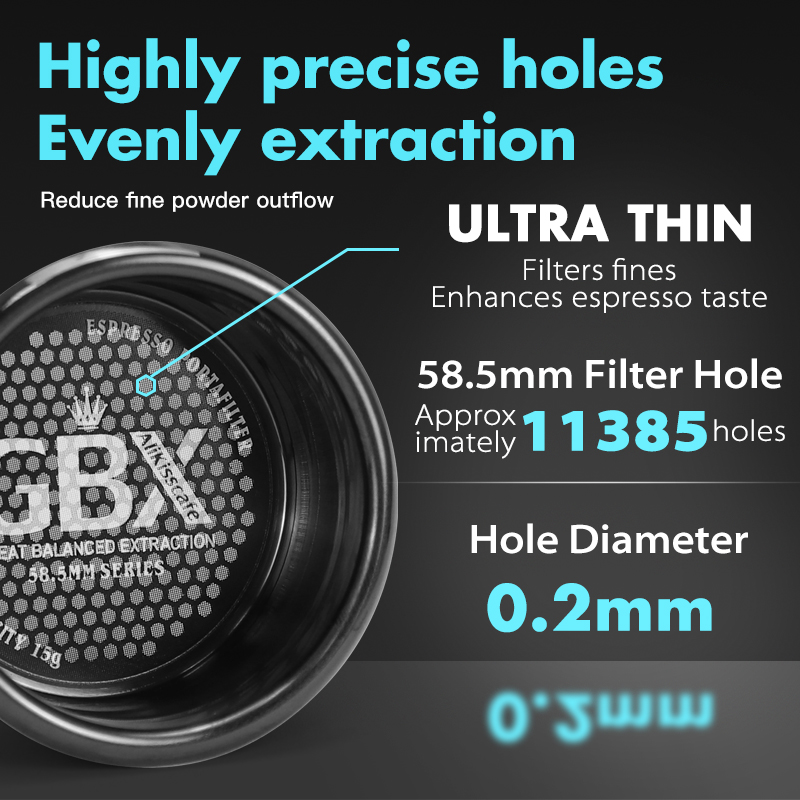 AliKisscafe 58mm Koffie Bodeml - Naked Portafilter Bottomless recensie en prijs